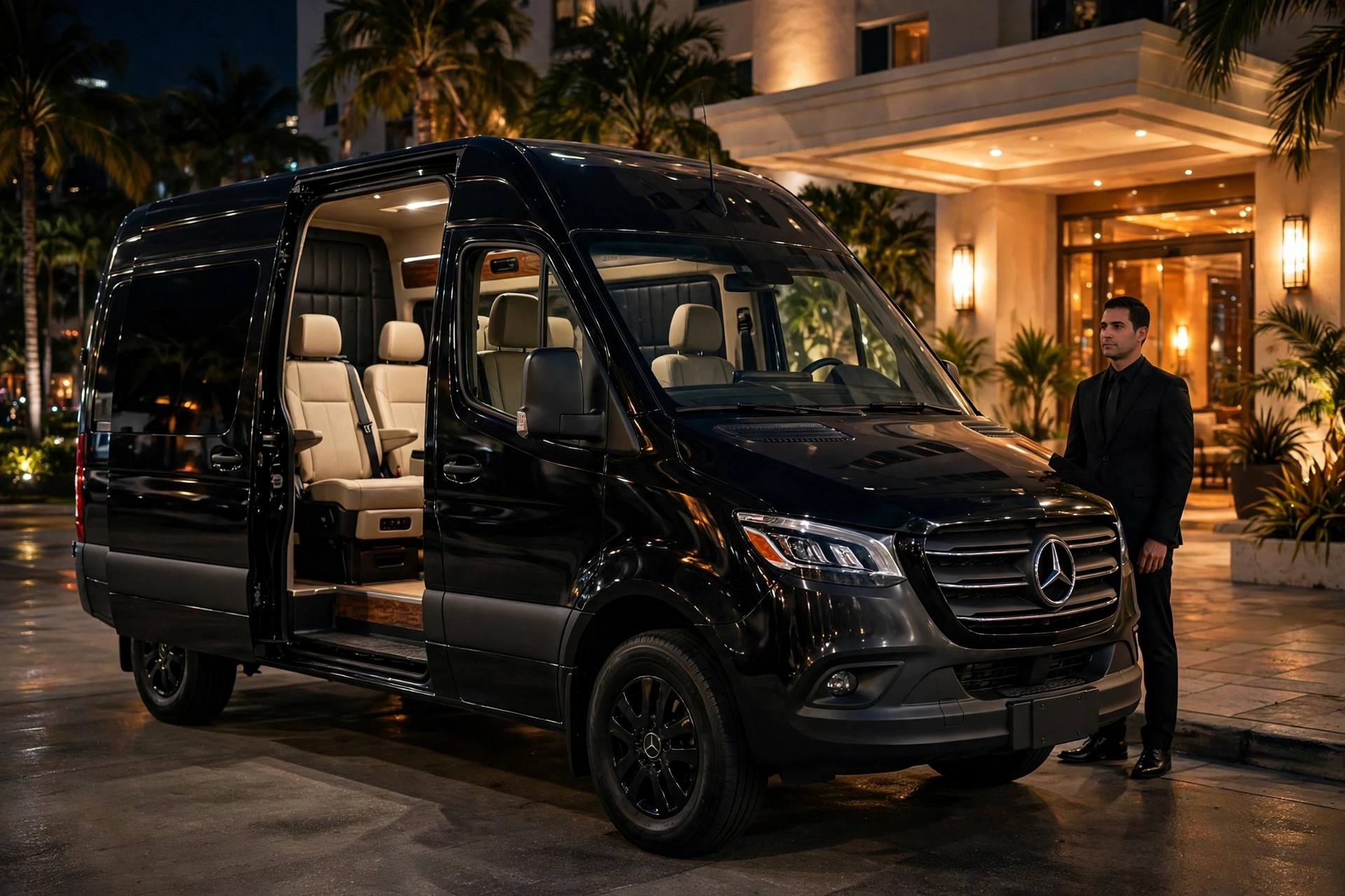 Mercedes-Benz Sprinter Passenger Van with chauffeur